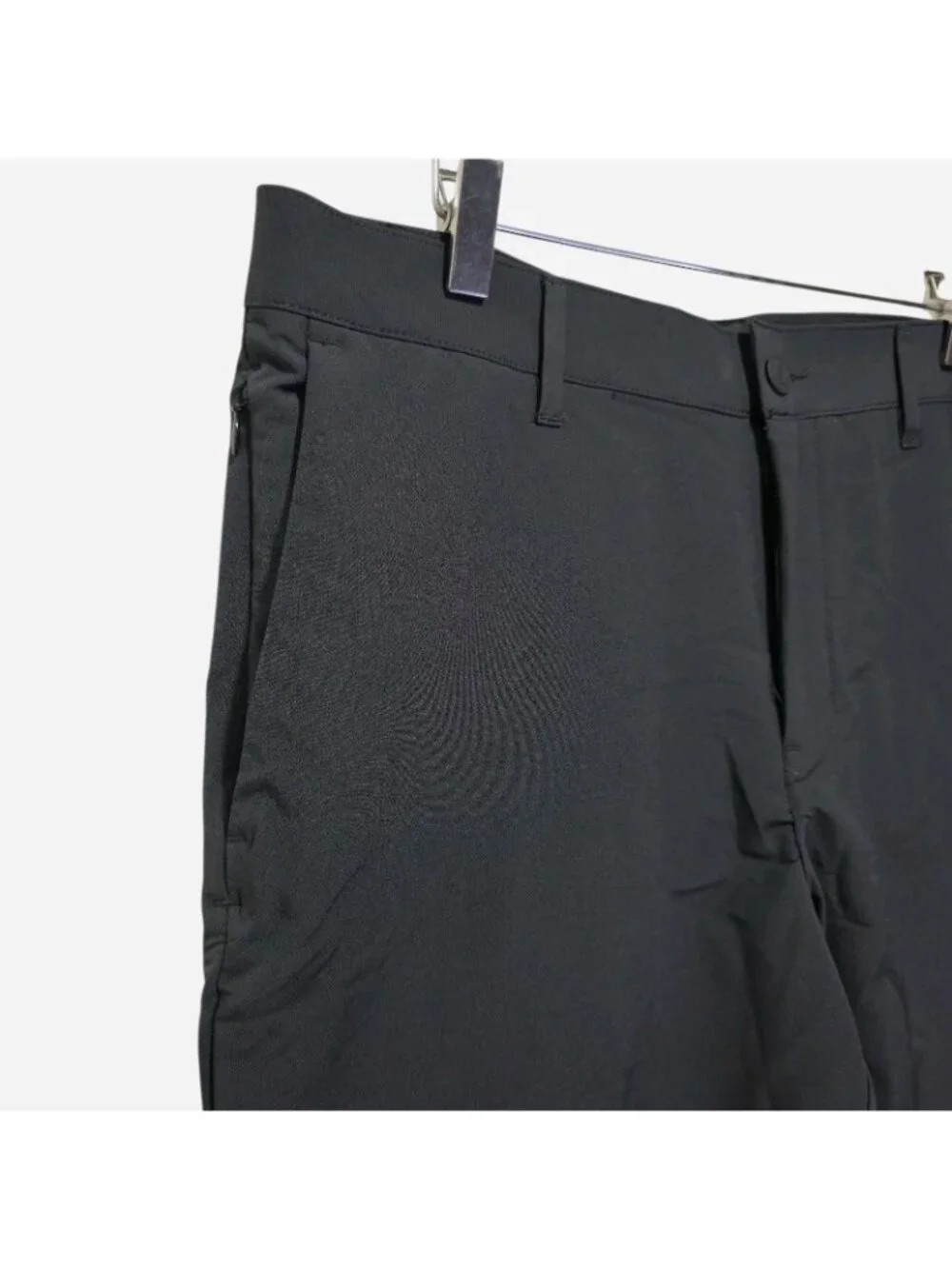 Banana Republic Flat Front Lightweight Pant Men's 34 x 30 Black Color